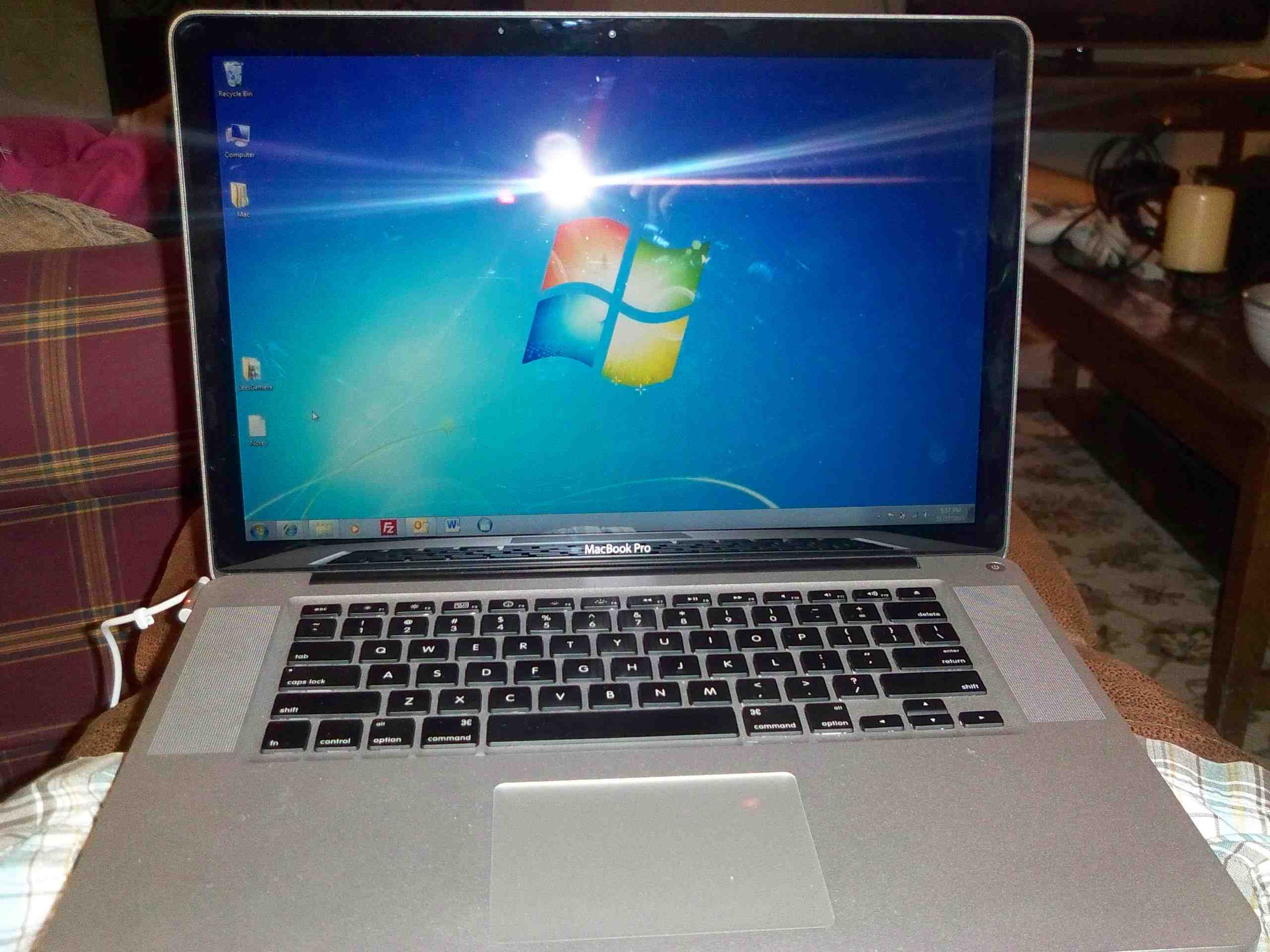 Windows 7 on apple macbook pro apple imac a2115